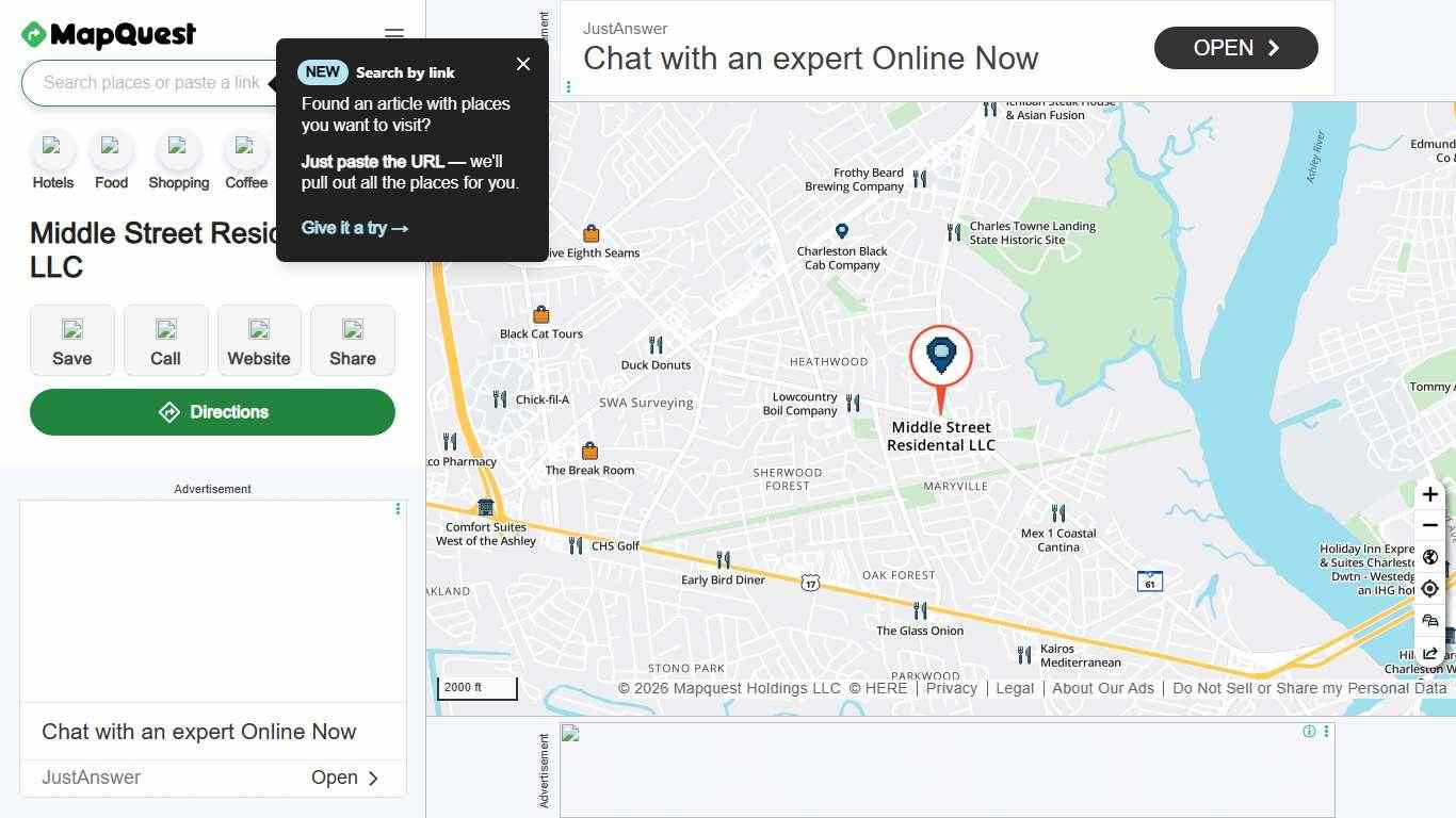 Middle Street Residental LLC, 4 Carriage Ln, Ste 205, Charleston, SC 29407, US - MapQuest